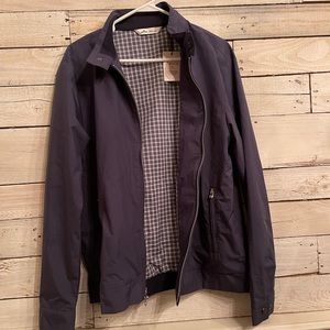 PETER MILLAR Crown Soft Water Repellent Bomber Jacket - Navy Blue - Medium